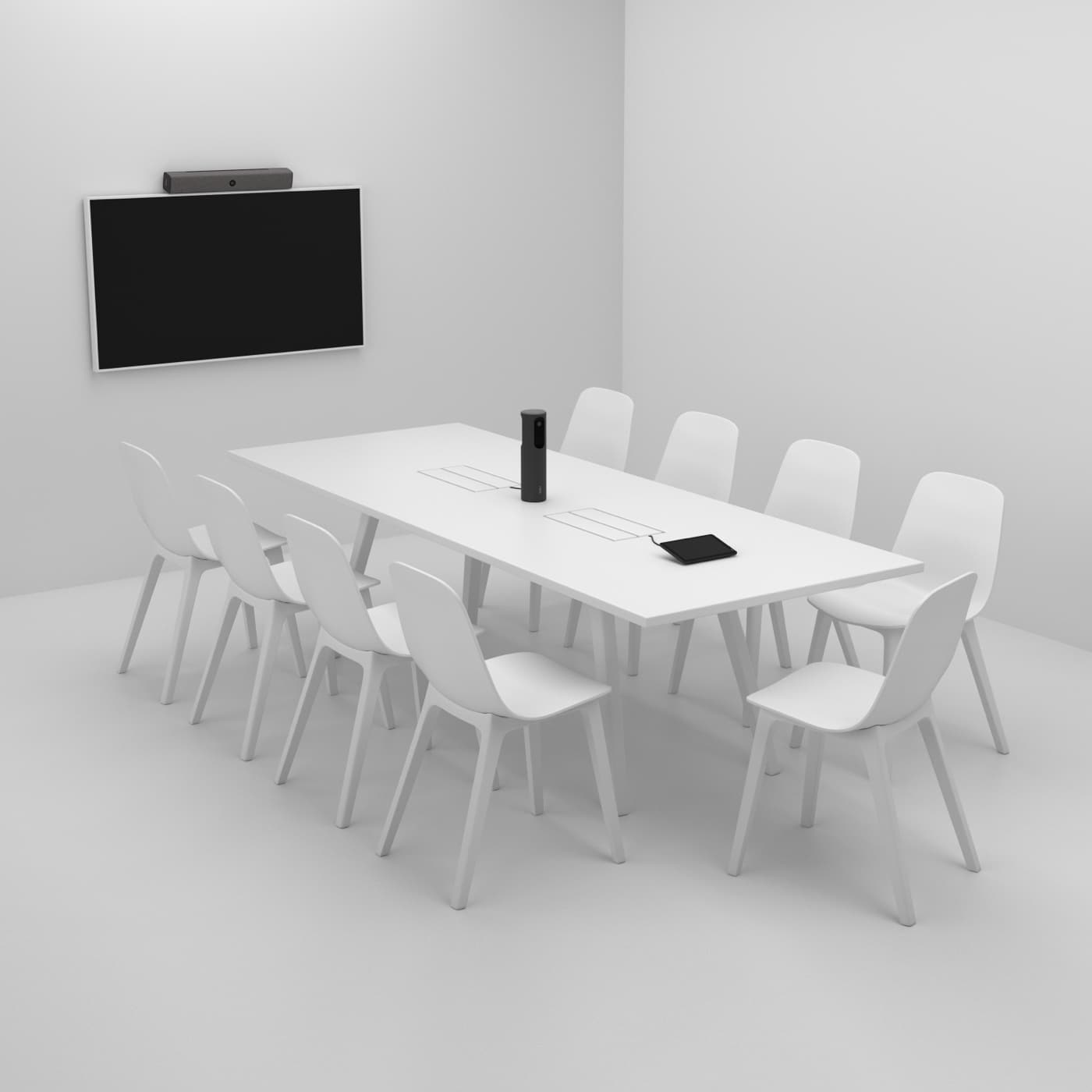 Neat Center in a meeting space